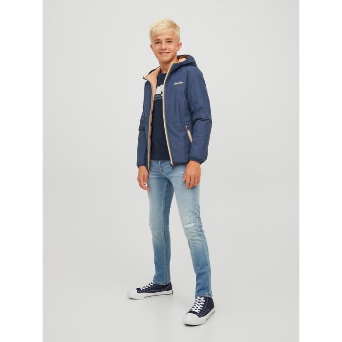 Μπουφάν διπλής όψης αγόρι JACK&JONES-12215804-Navy Blazer