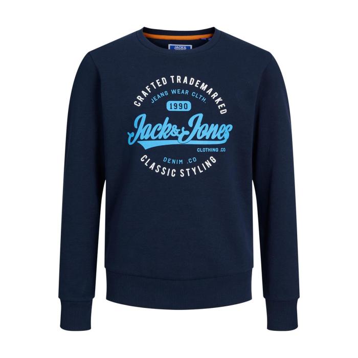 Μπλούζα φούτερ αγόρι Jack & Jones-12237110-Navy Blazer