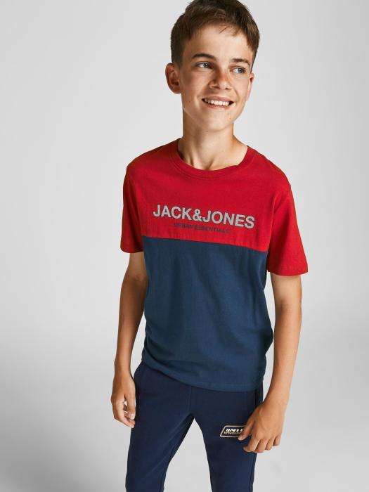 Μπλούζα μακό αγόρι JACK & JONES-12190515-Dahlia-organic cotton