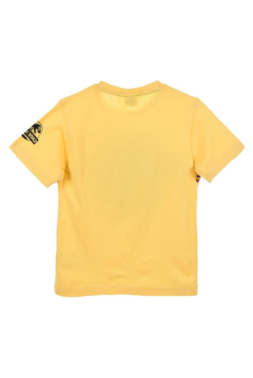 Μπλούζα μακό αγόρι JURASSIC WORLD-EV1222-YELLOW-organic cotton φωτογραφία