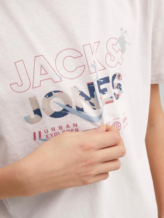 Μπλούζα μακό αγόρι JACK & JONES-12206162-Moonbeam