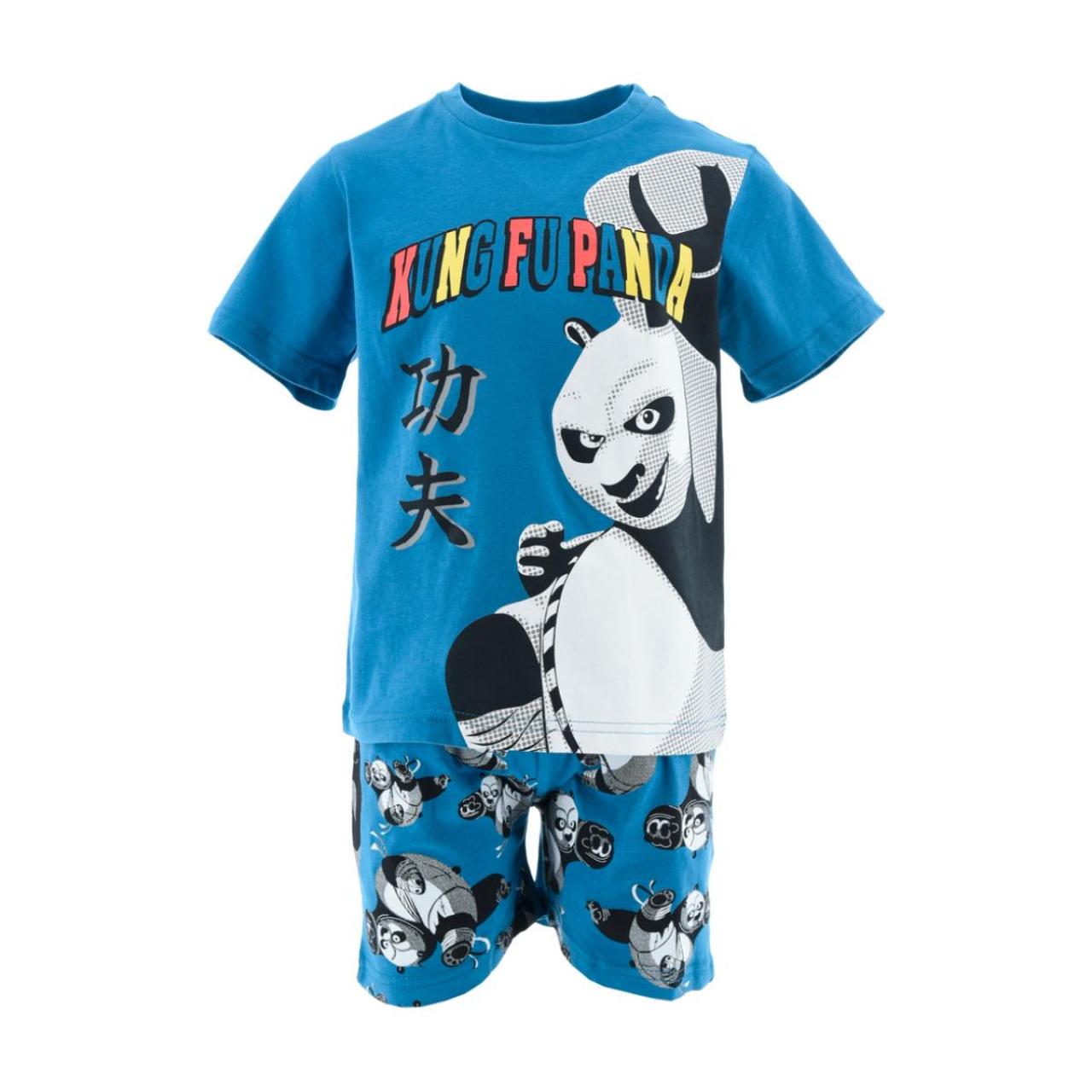 SUPER HEROES Πιτζάμα μακό αγόρι Kung Fu Panda-EX2108-BLUE