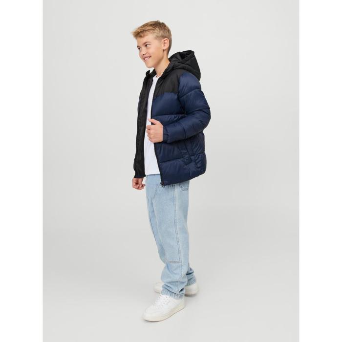 Μπουφάν puffer αγόρι Jack & Jones-12236884-Navy Blazer