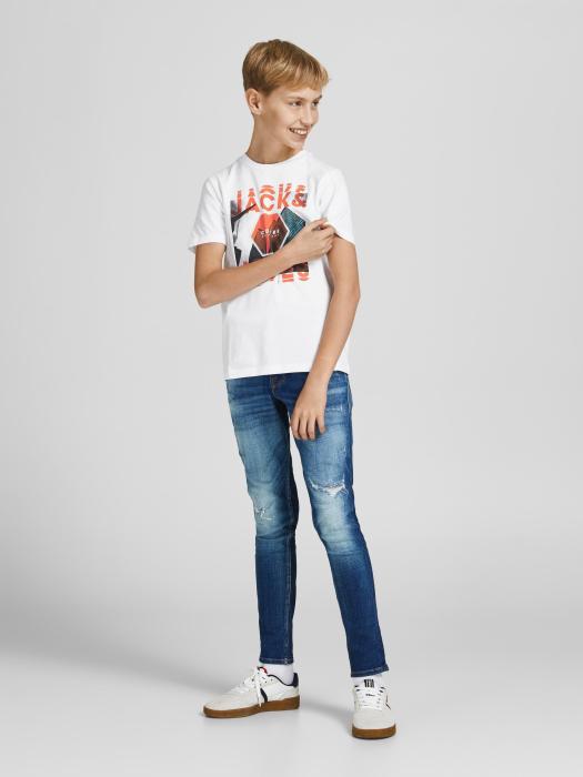 Μπλούζα μακό αγόρι JACK & JONES-12208435-White