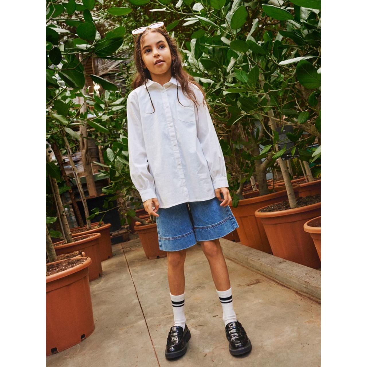 Βερμούδα τζιν κορίτσι name it-13214024-Medium Blue Denim φωτογραφία