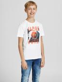 Μπλούζα μακό αγόρι JACK & JONES-12208435-White