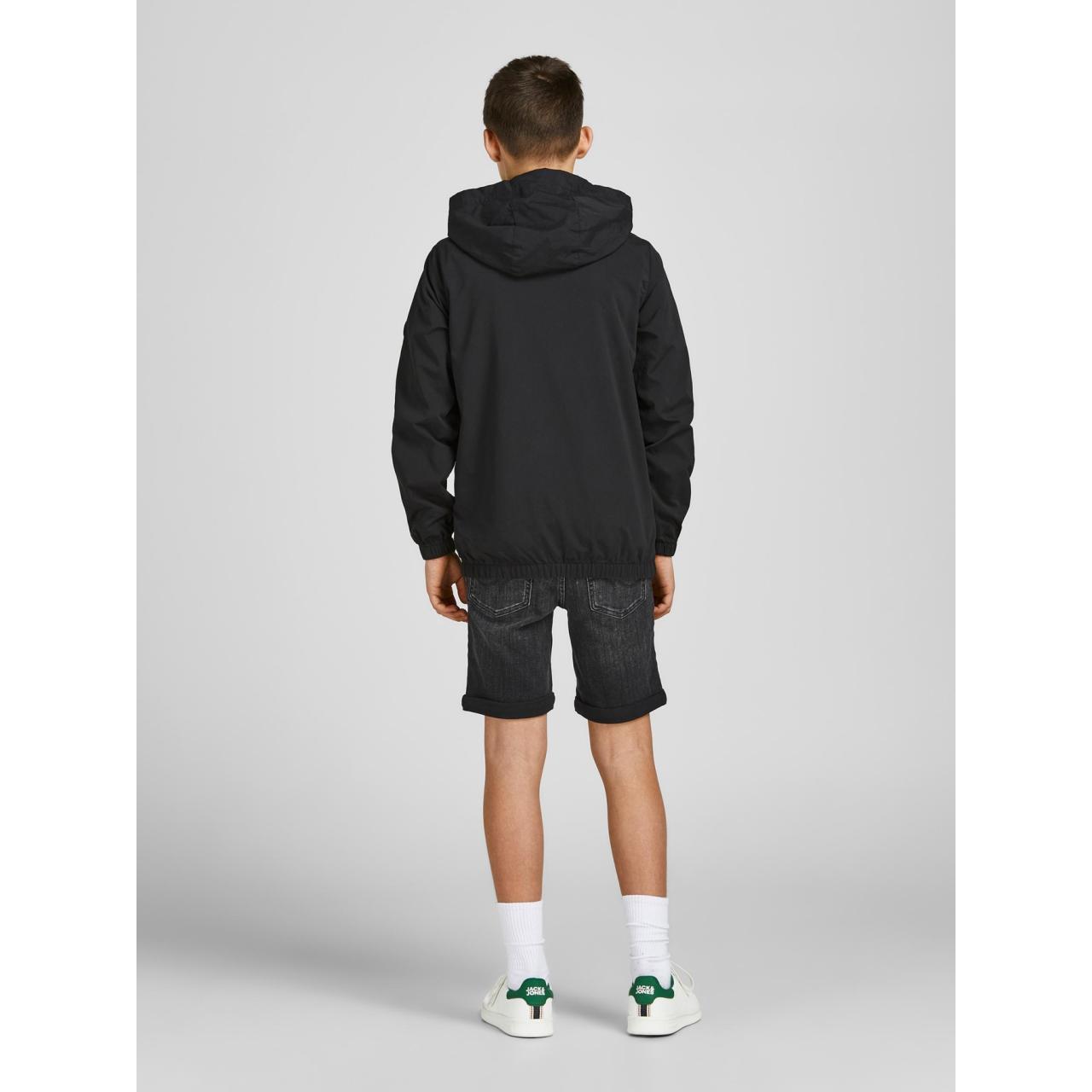 Βερμούδα τζιν μαύρη αγόρι JACK & JONES-12202238-Black Denim