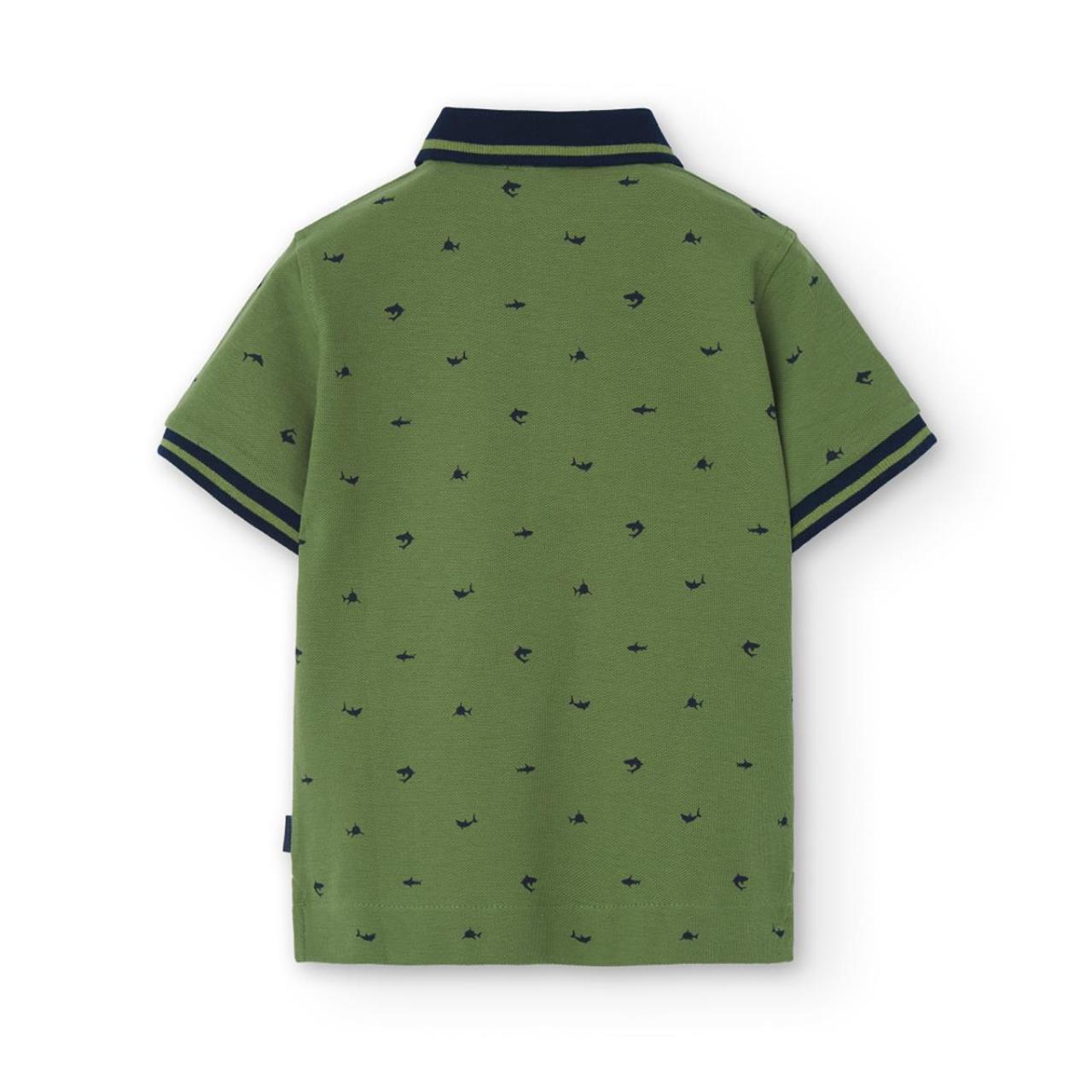 Μπλούζα πόλο αγόρι Boboli-738086-9349-Green φωτογραφία