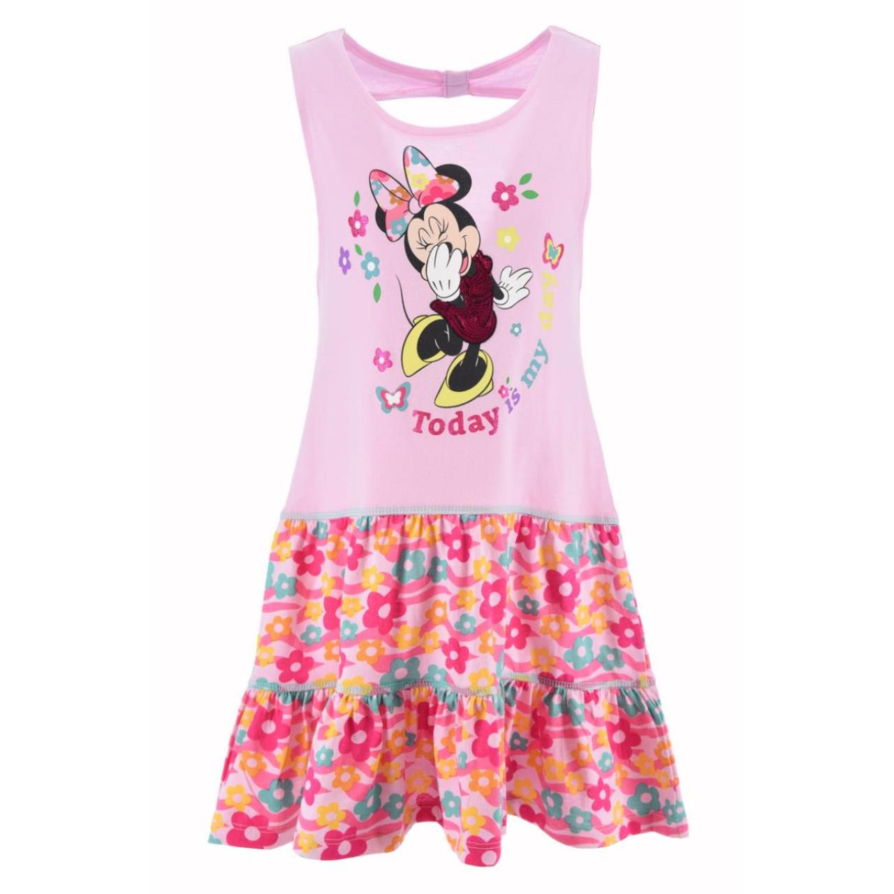 SUPER HEROES Φόρεμα μακό κορίτσι Minnie Mouse-EX1098-PINK