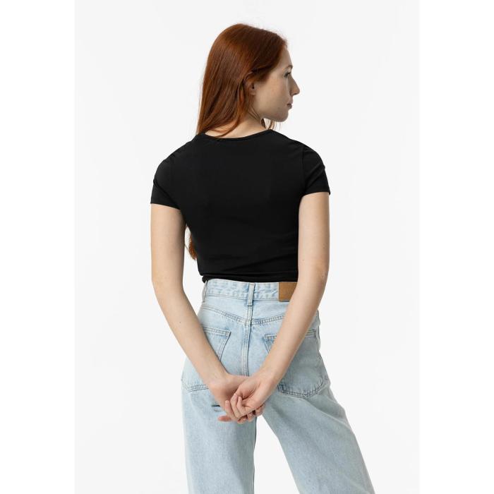 Μπλούζα crop κορίτσι Tiffosi-10054175-000-Black