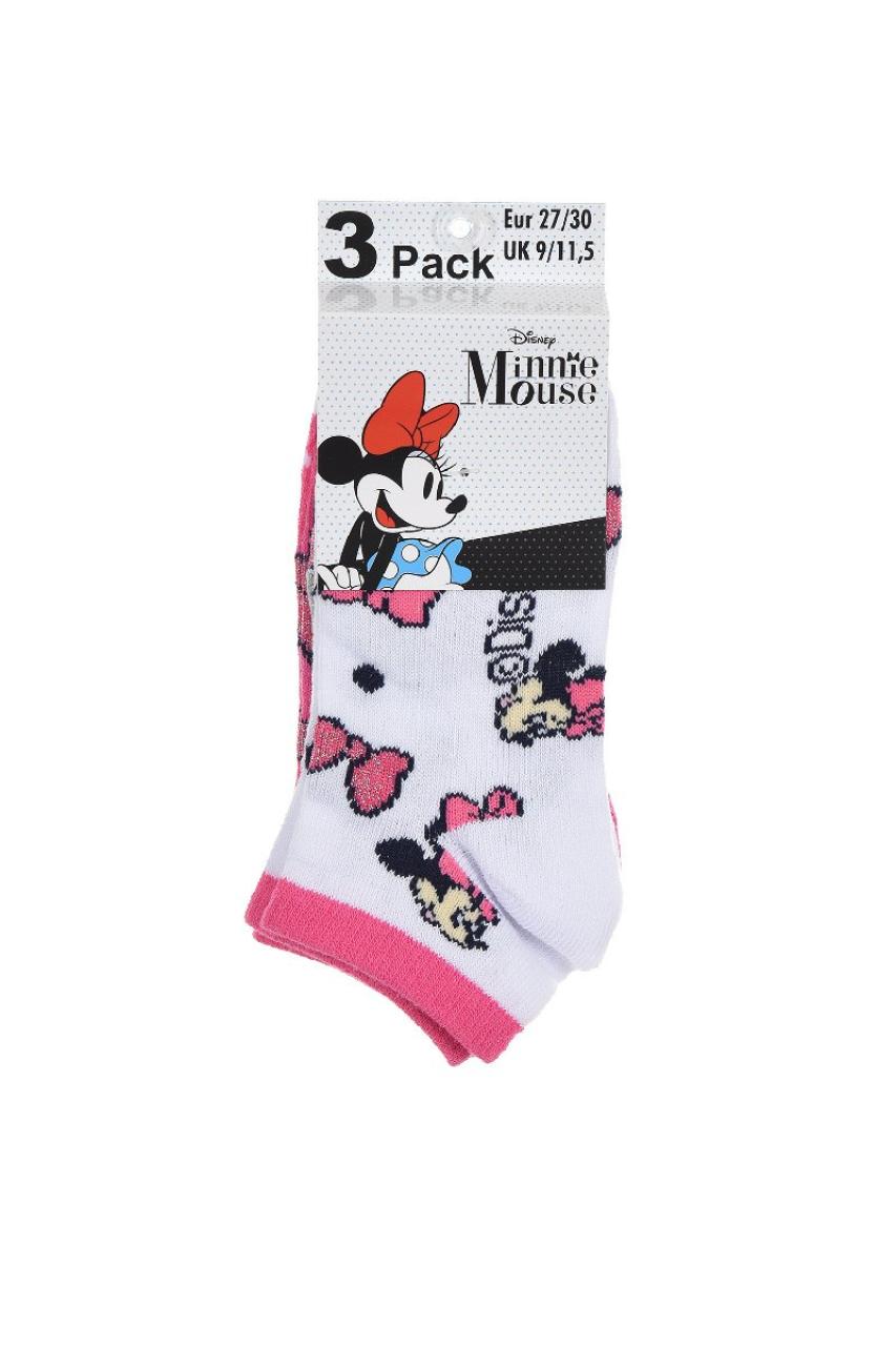 Κάλτσες κοντές 3 τεμ. κορίτσι Minnie Mouse-EV0611-PACK1 φωτογραφία