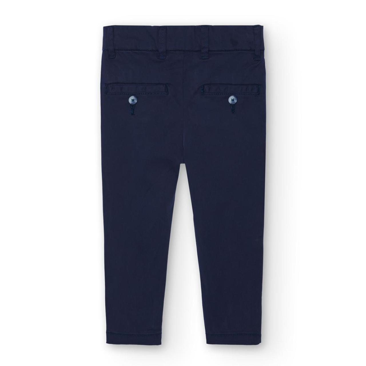 Παντελόνι υφασμάτινο αγόρι Bobol-718152-2440-Navy φωτογραφία