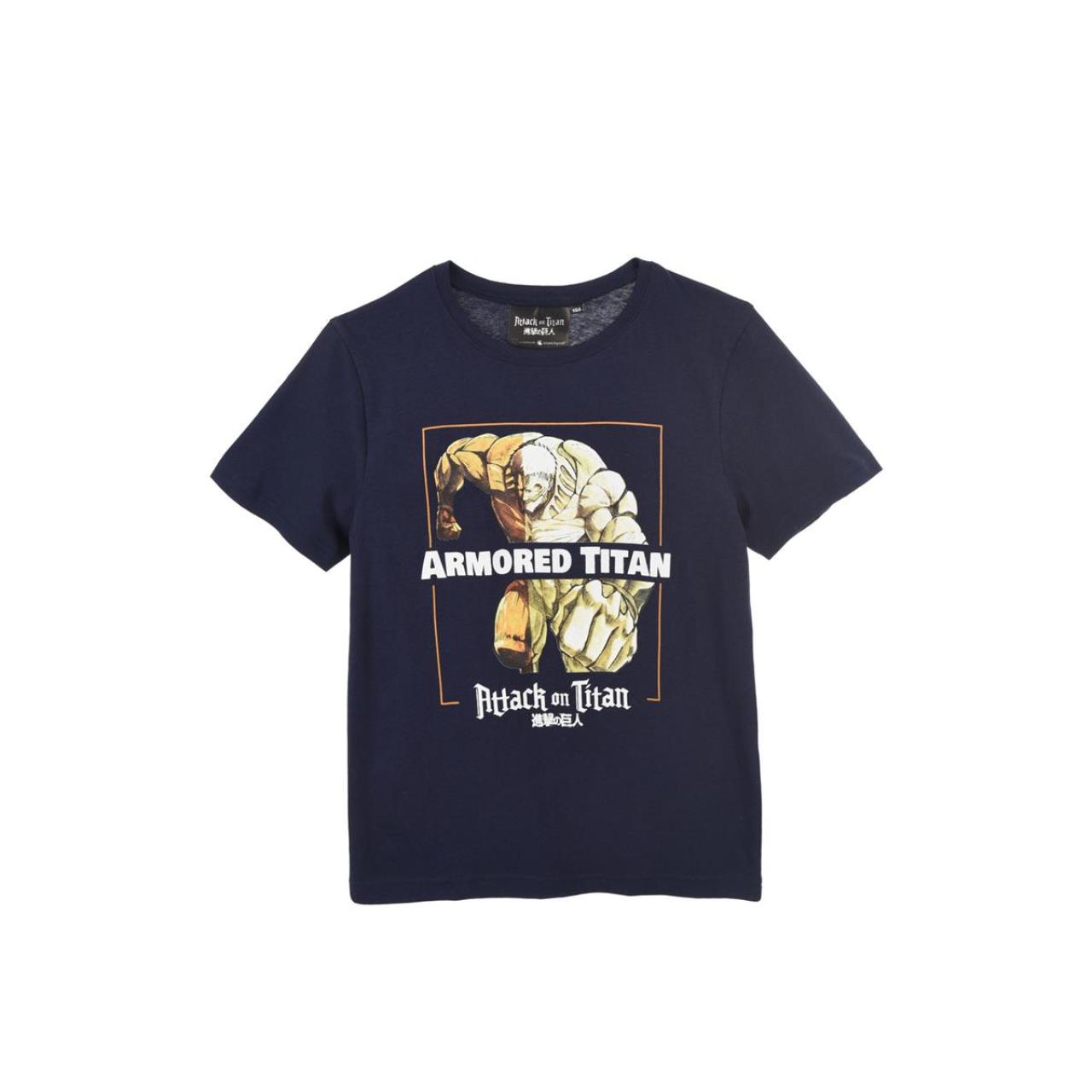 SUPER HEROES Μπλούζα μακό αγόρι anime Attack on Titan-HW1225-NAVY