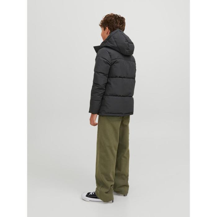 Μπουφάν puffer αγόρι JACK & JONES-12246122-Black