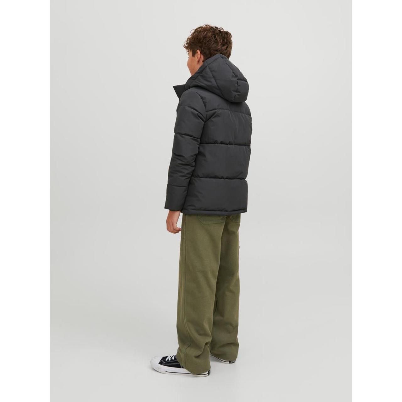 Μπουφάν puffer αγόρι JACK & JONES-12246122-Black φωτογραφία