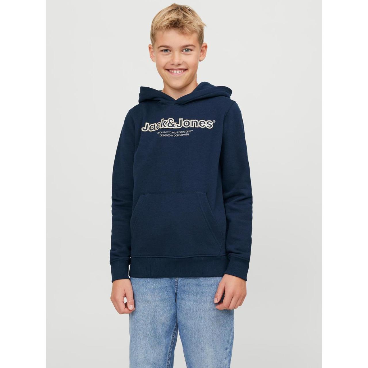 Μπλούζα φούτερ αγόρι Jack & Jones-12247614-Navy Blazer φωτογραφία
