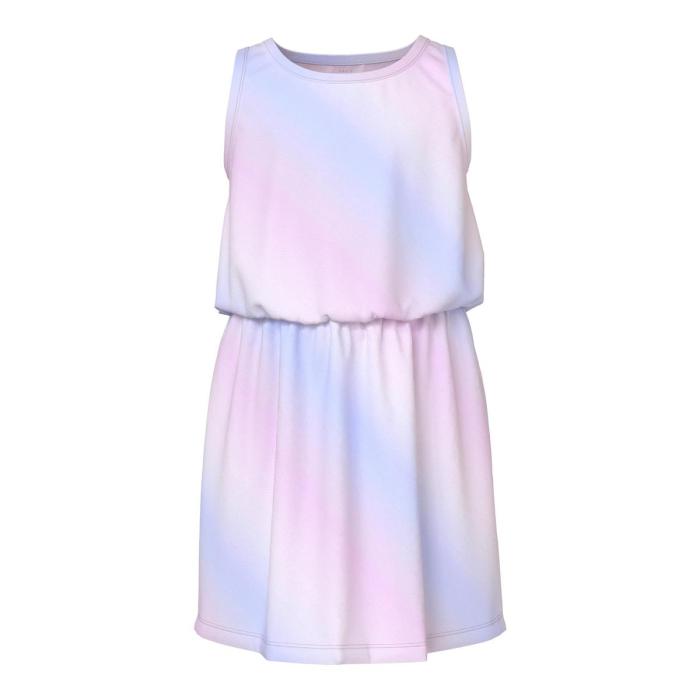 Φόρεμα μακό κορίτσι name it-13230097-Parfait Pink/Rainbow