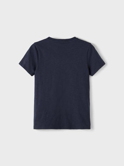 Μπλούζα μακό αγόρι name it-13202055-Dark Sapphire-organic cotton