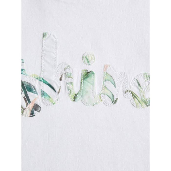 Μπλούζα μακό κορίτσι Name it -13165554-WHITE organic cotton