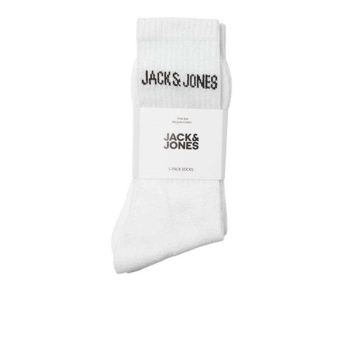 Κάλτσες 5 τεμ. αγόρι JACK & JONES-12266889-White