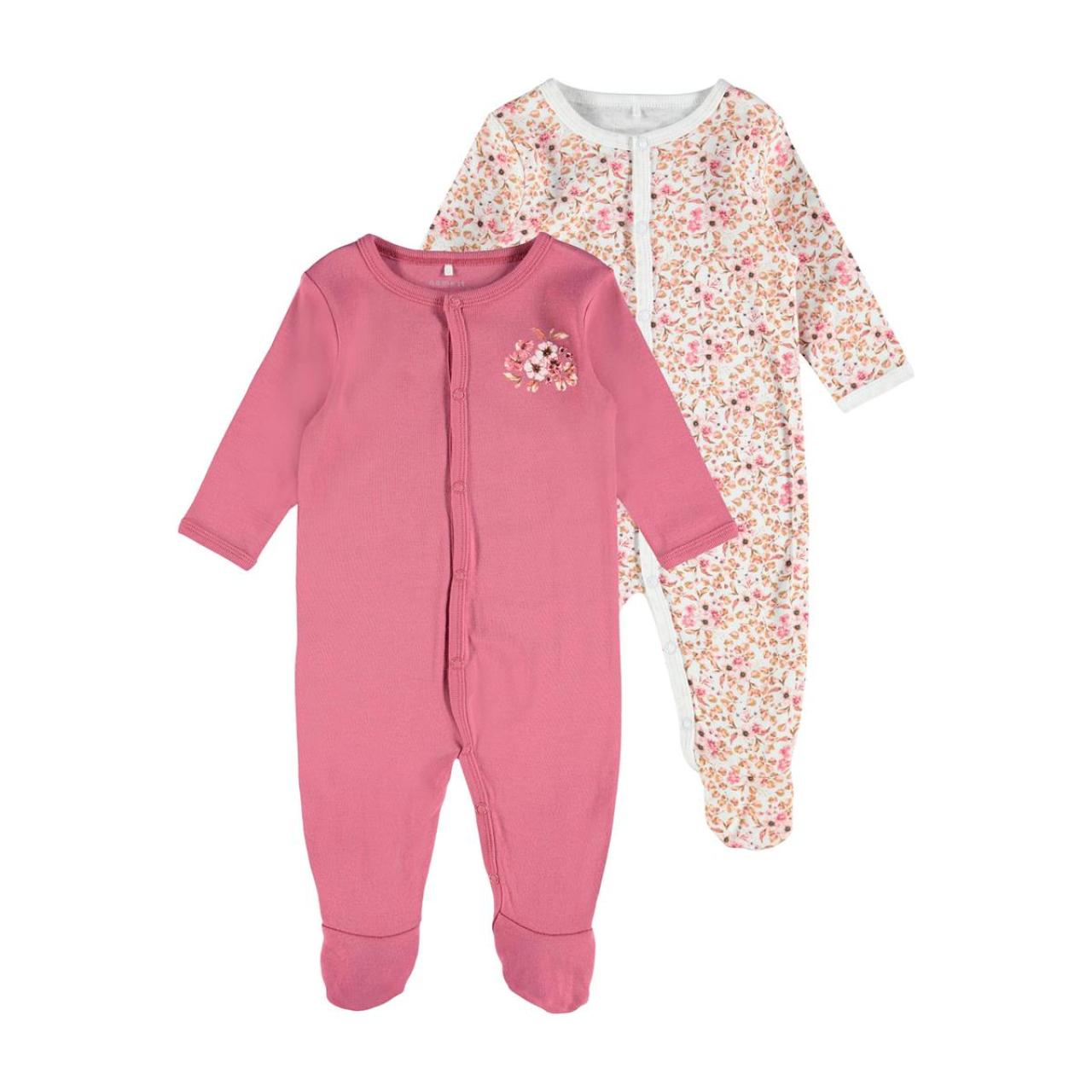 Name it Φορμάκια σετ 2 τεμ. κορίτσι Name it-13198635-Rose Wine-organic cotton