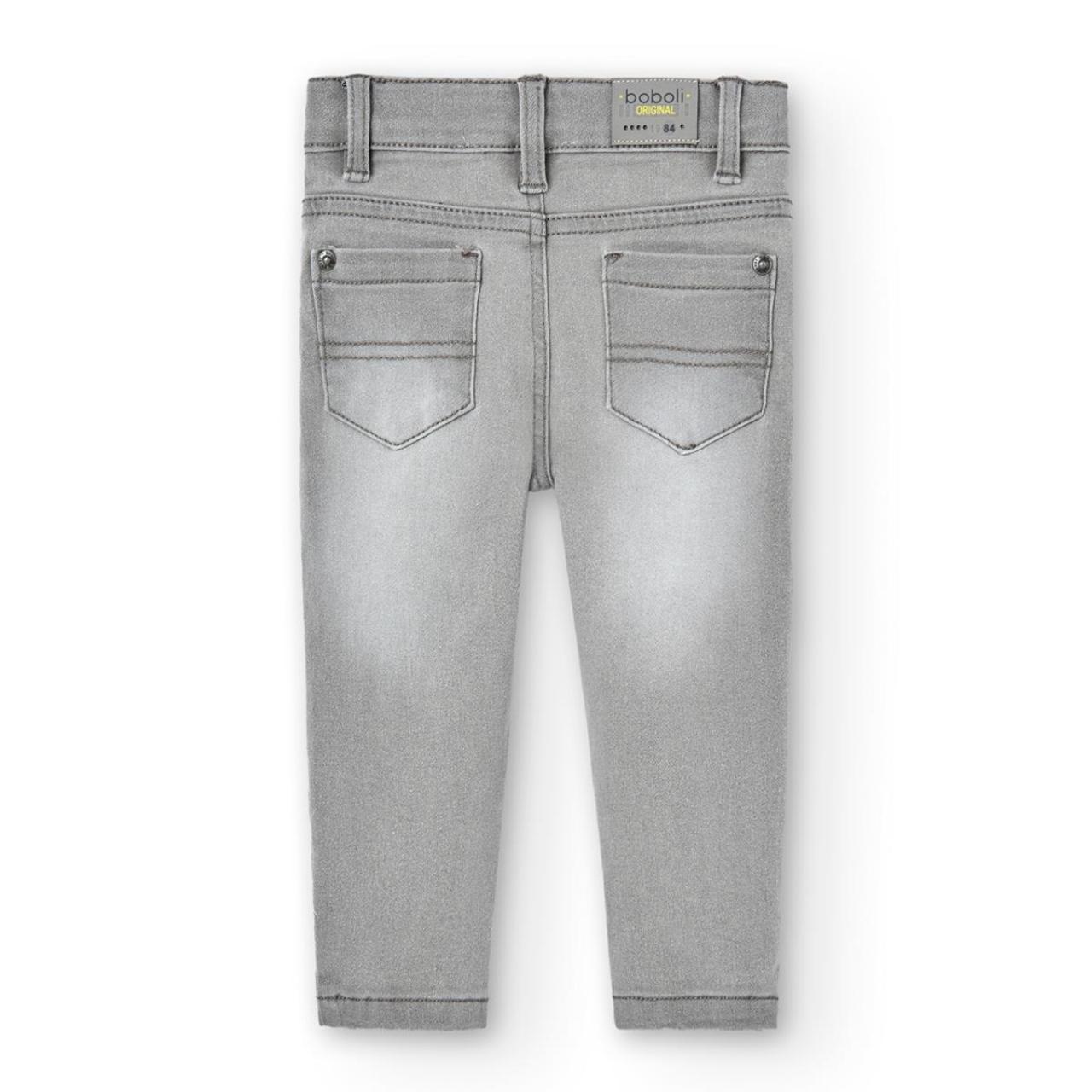 Παντελόνι τζιν αγόρι Boboli-390002-Grey φωτογραφία