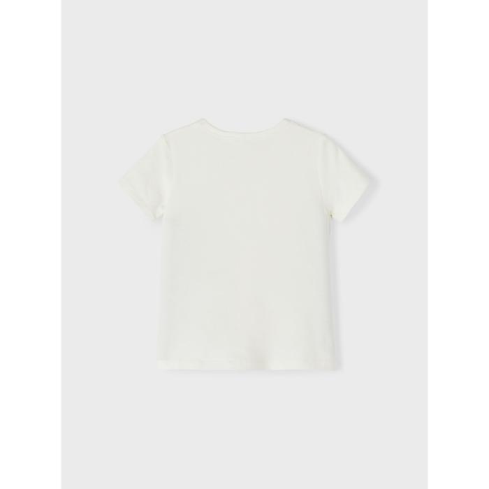 Μπλούζα μακό κορίτσι name it-13201374-White Alyssum-Organic cotton