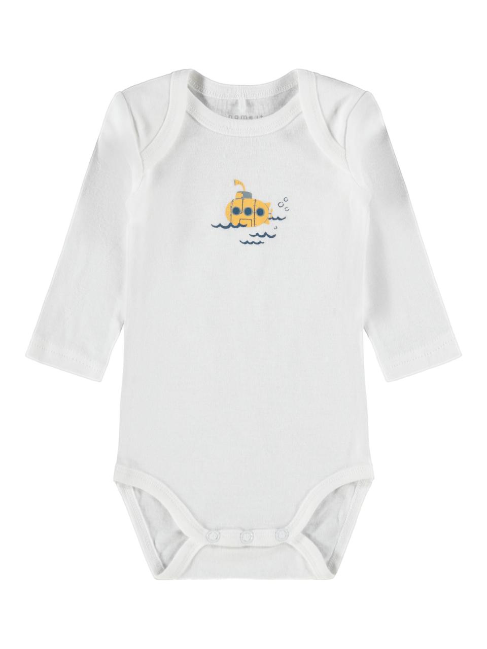 Σετ 3 τεμ. φορμάκια μπεμπέ Name it-13192799-LEGION BLUE-organic cotton