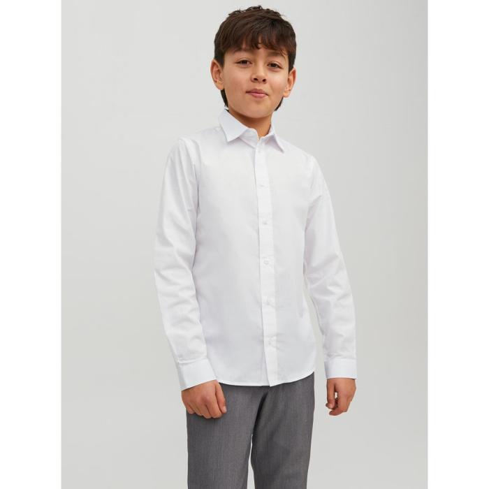 Πουκάμισο λευκό αγόρι Jack & Jones-12223343-White