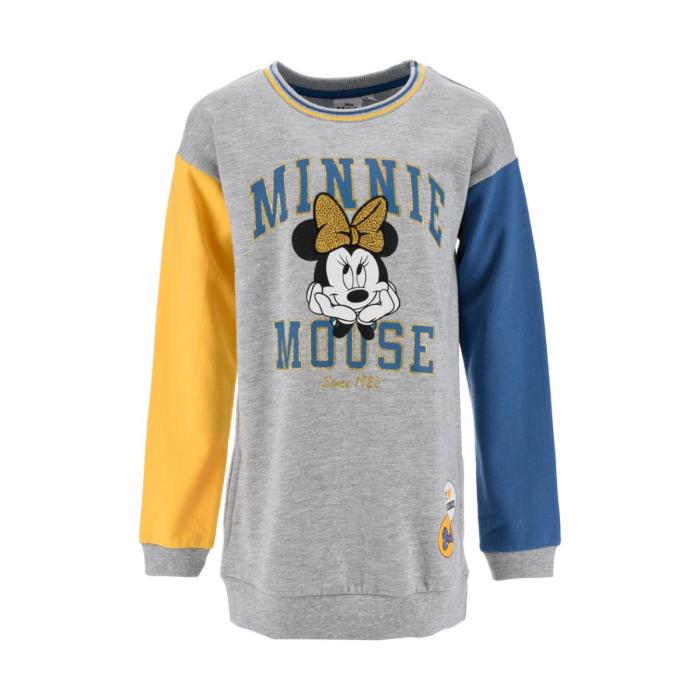 Φόρεμα φούτερ κορίτσι Minnie Mouse-HW1054-LGREY