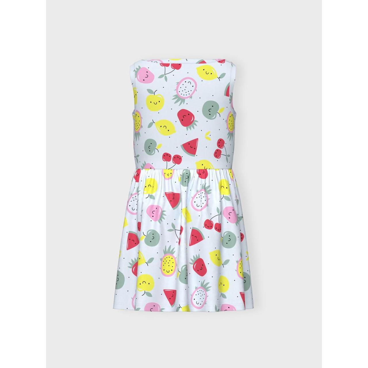 Φόρεμα μακό κορίτσι name it-13230153-Bright White