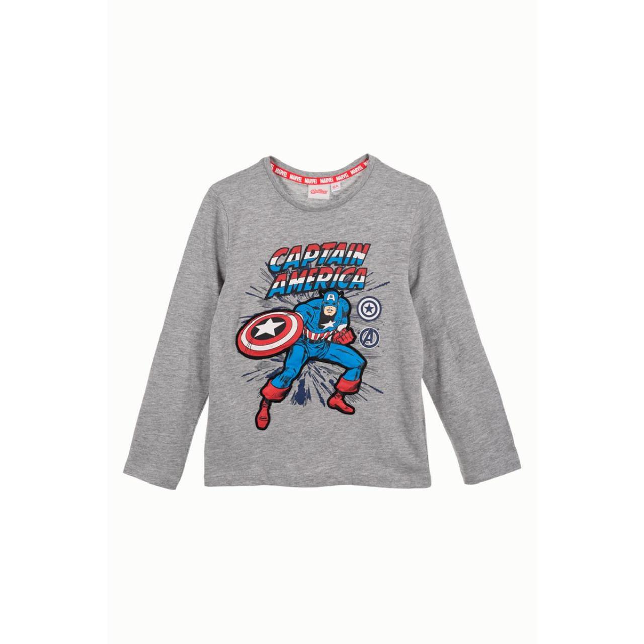 SUPER HEROES Μπλούζα μακό αγόρι Avengers-HW1202-GREY