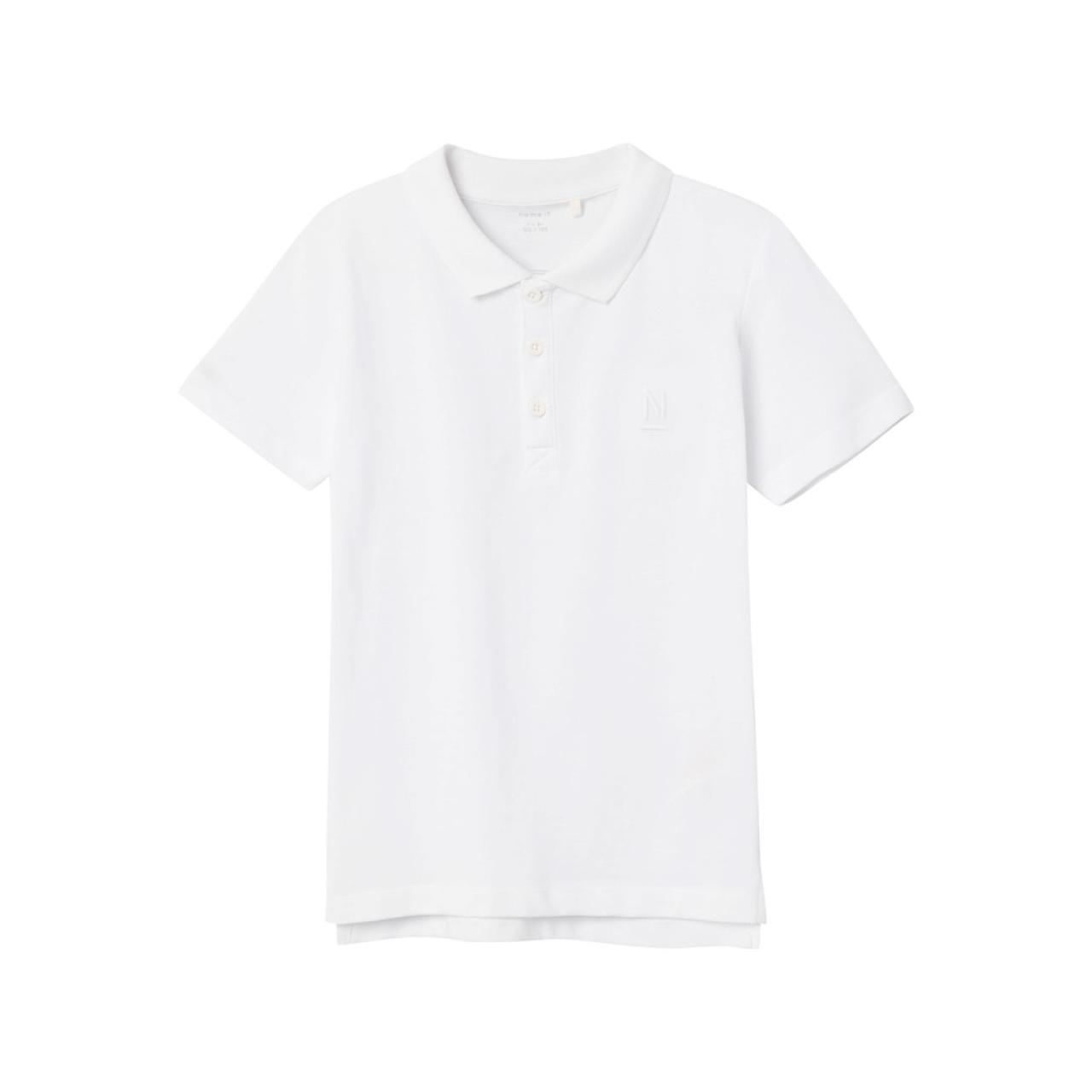 Name it Μπλούζα πόλο αγόρι name it-13216337-Bright White