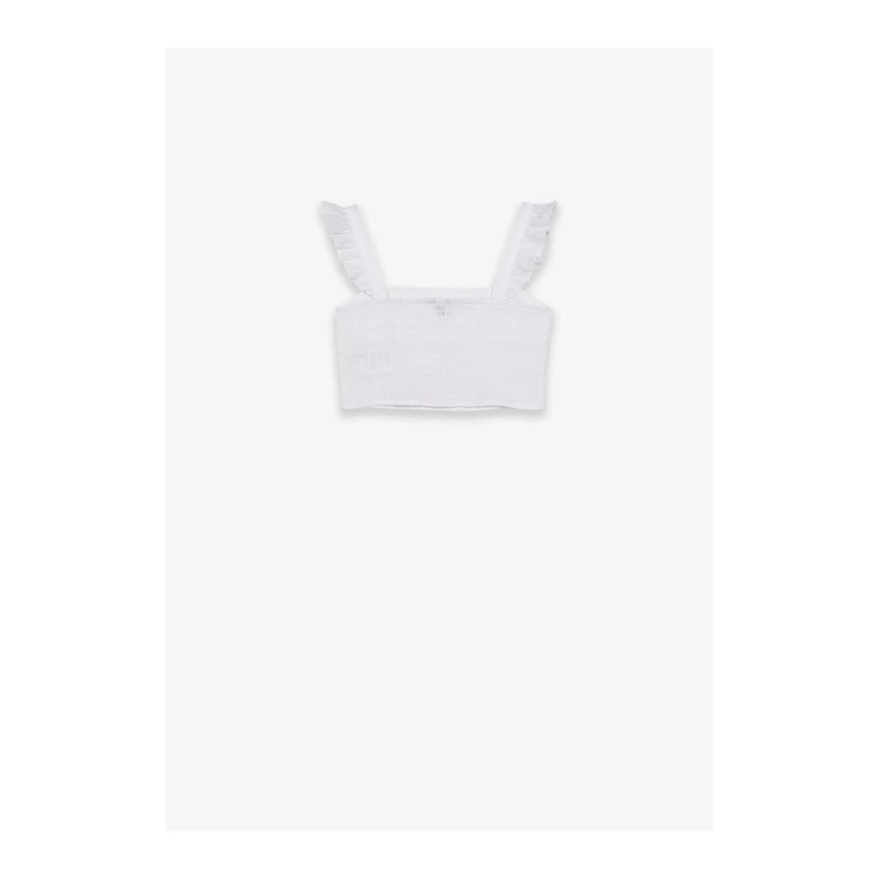 Μπλούζα υφασμάτινη μπούστο κορίτσι Tiffosi-10043875-110-WHITE