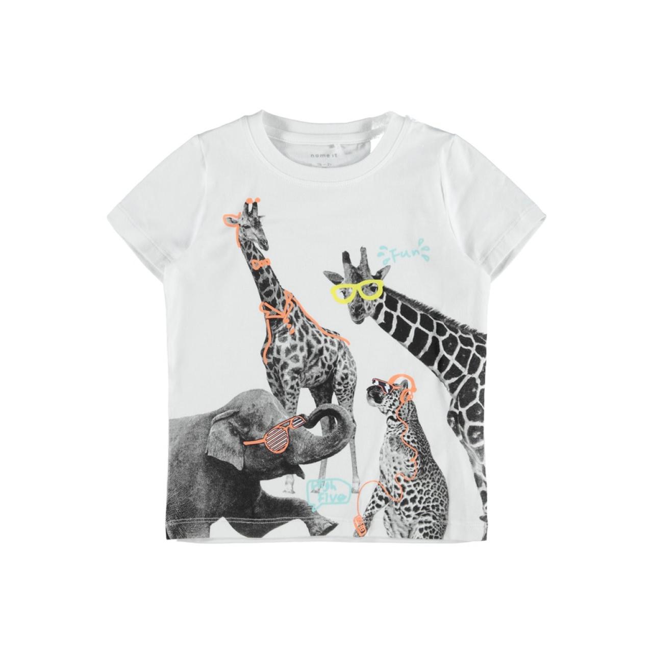 Name it Μπλούζα μακό αγόρι Name it-13190425-WHITE organic cotton