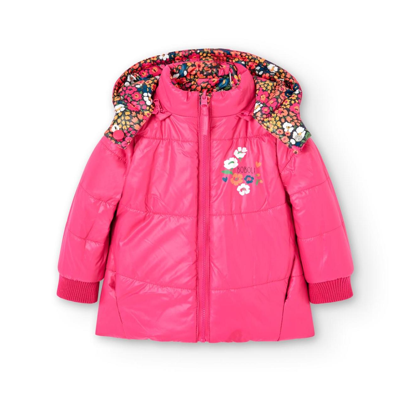 Μπουφάν διπλής όψης κορίτσι Boboli-227191-9260-Print φωτογραφία