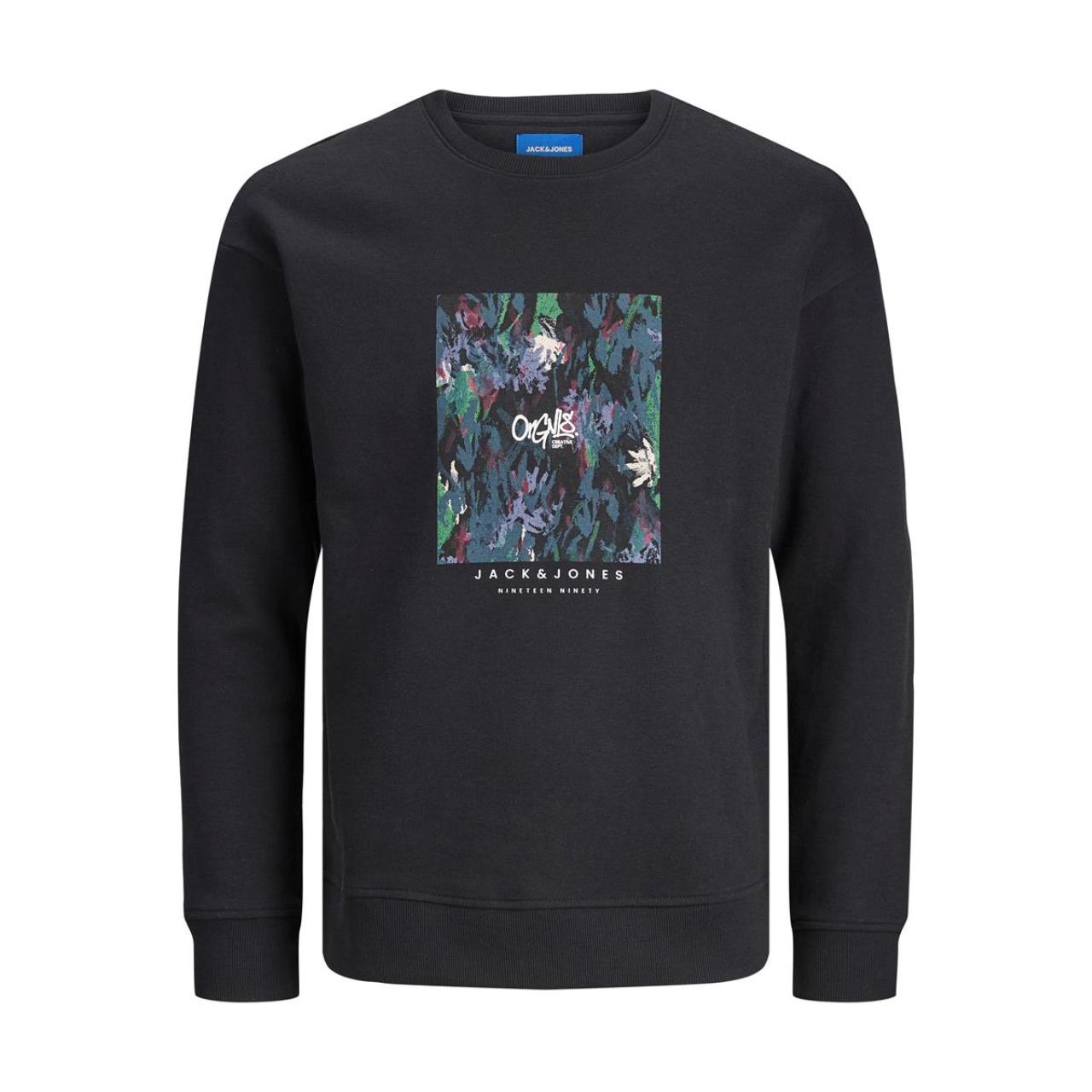 JACK&JONES Μπλούζα φούτερ αγόρι Jack & Jones-12243097-Black