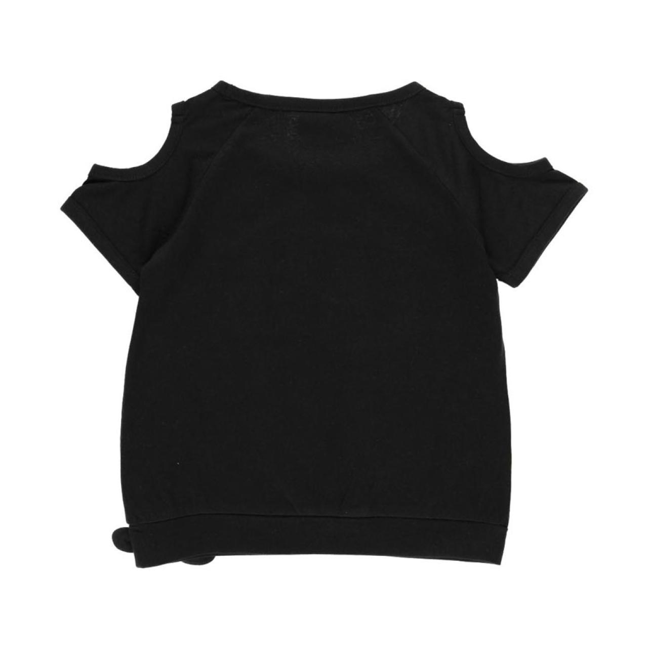 Μπλούζα μακό κορίτσι Boboli -462002-BLACK φωτογραφία