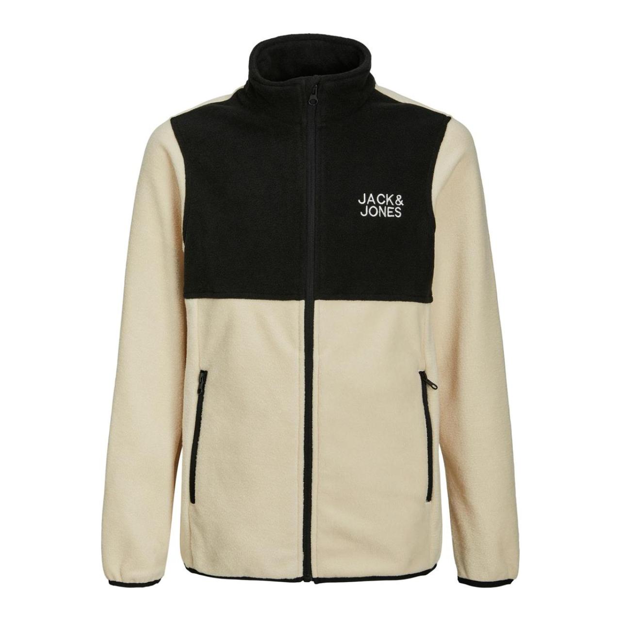 Ζακέτα fleece αγόρι JACK & JONES-12244898-MOONBEAM/BLOCKING φωτογραφία