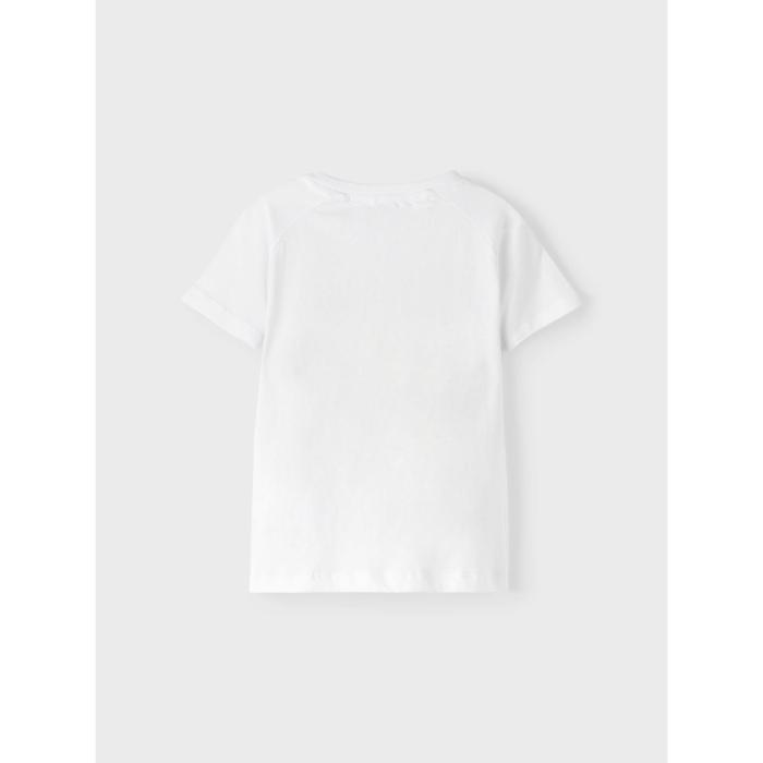 Μπλούζα μακό αγόρι name it-13199622-Bright White-organic cotton