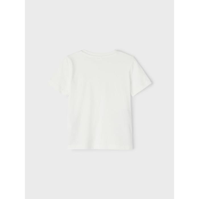 Μπλούζα μακό αγόρι name it-13202921-White Alyssum-organic cotton