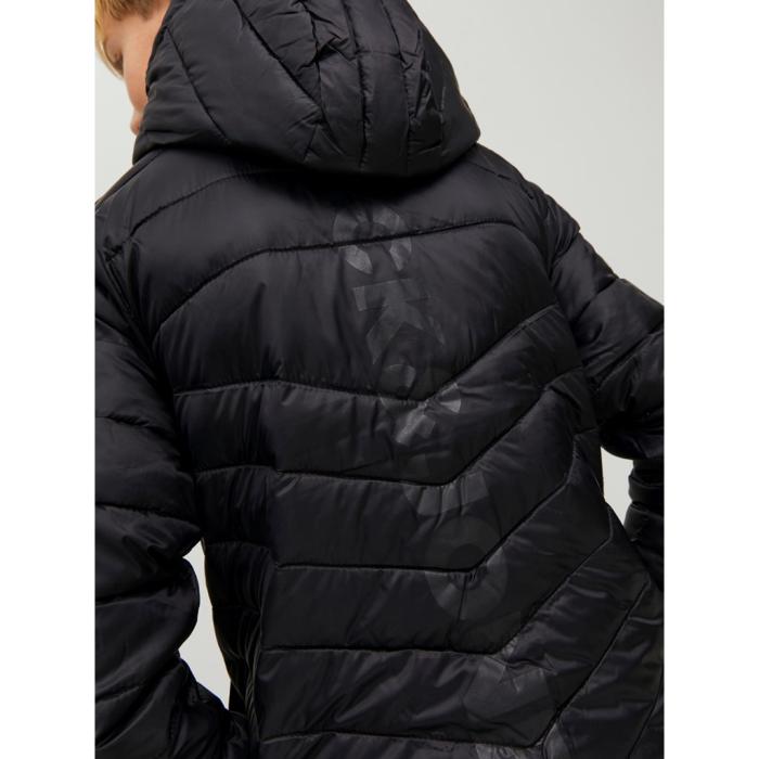 Μπουφάν puffer αγόρι Jack & Jones-12212568- Black