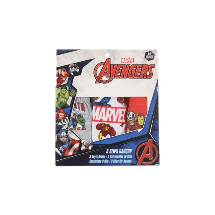 Εσώρουχα σλιπ 3 τεμ. αγόρι Avengers-EX3021-BOX3