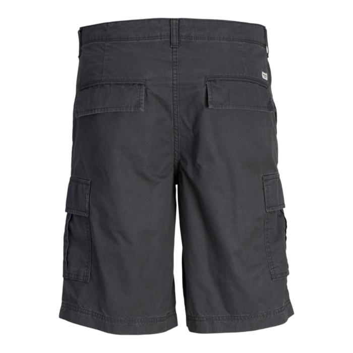 Βερμούδα υφασμάτινη cargo αγόρι JACK & JONES-12254171-Asphalt