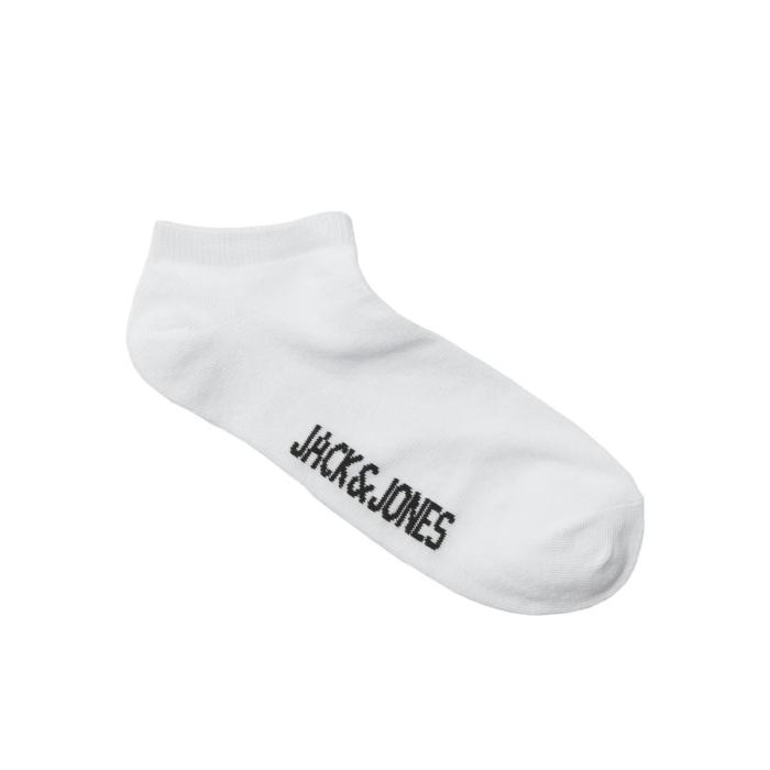 Κάλτσες  κοντές 5 τεμ. αγόρι JACK & JONES-12186046-White