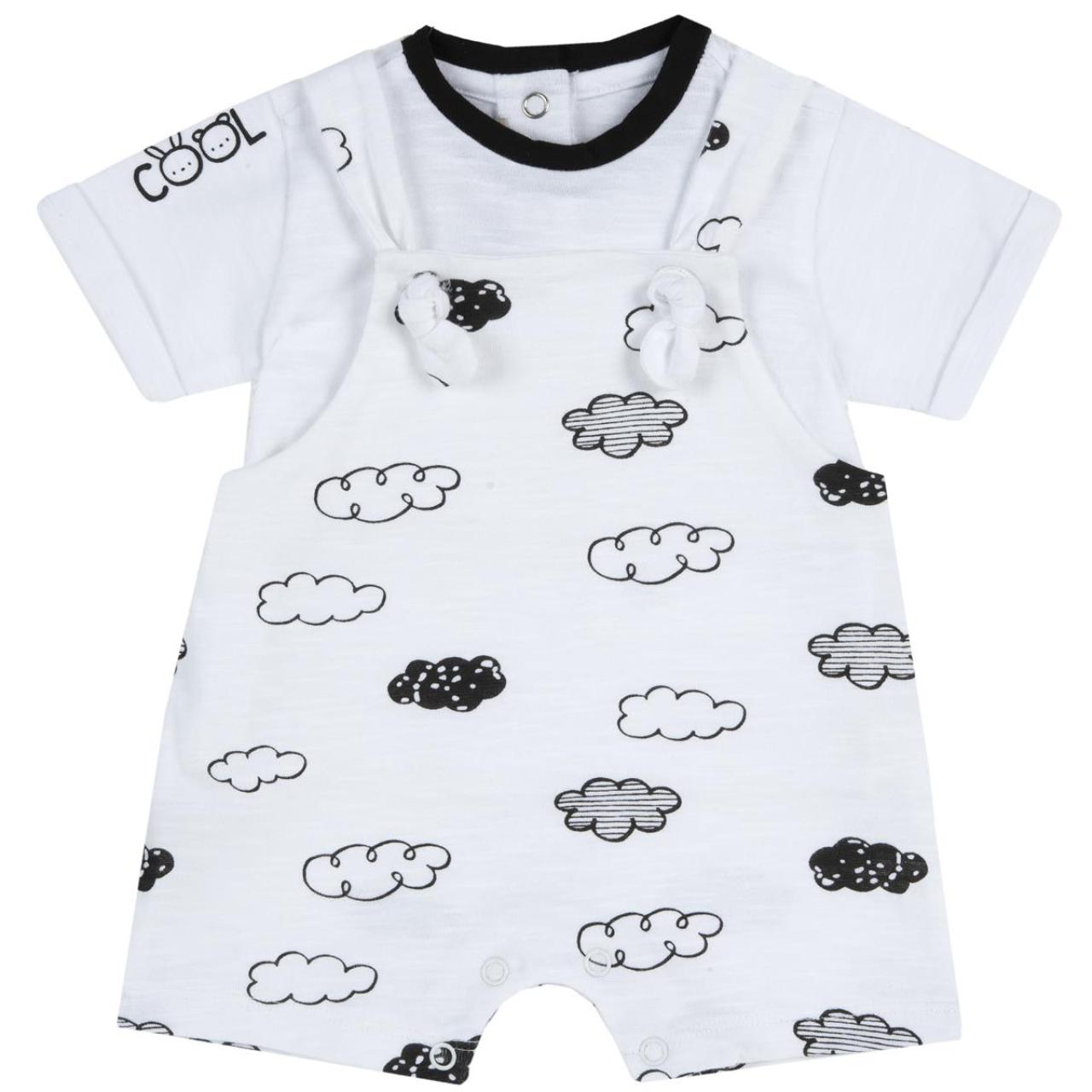 Chicco Σετ σαλοπέτα μακό μπεμπέ αγόρι CHICCO-76941-White