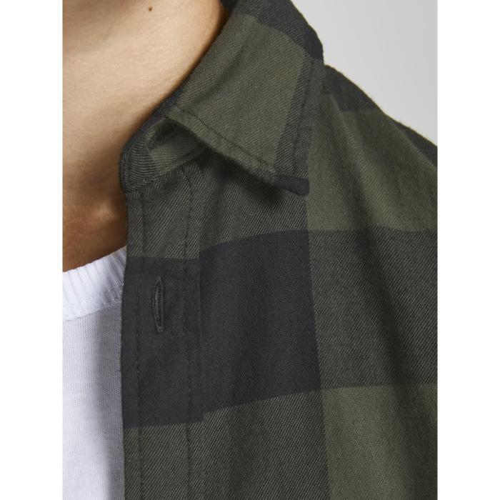 Πουκάμισο αγόρι JACK & JONES-12183050-Dusty Olive