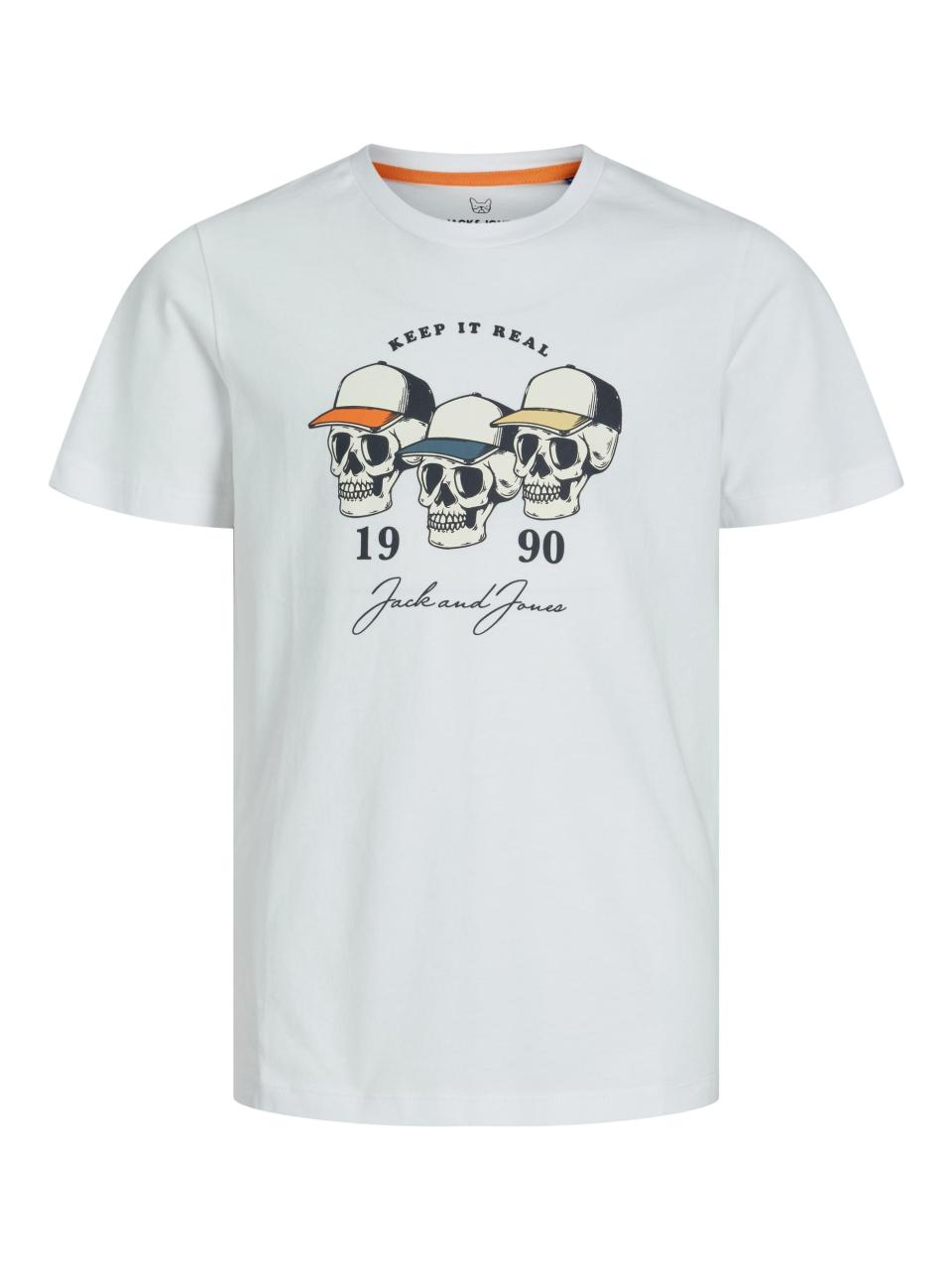 JACK&JONES Μπλούζα μακό αγόρι JACK & JONES-12208761-Bright White