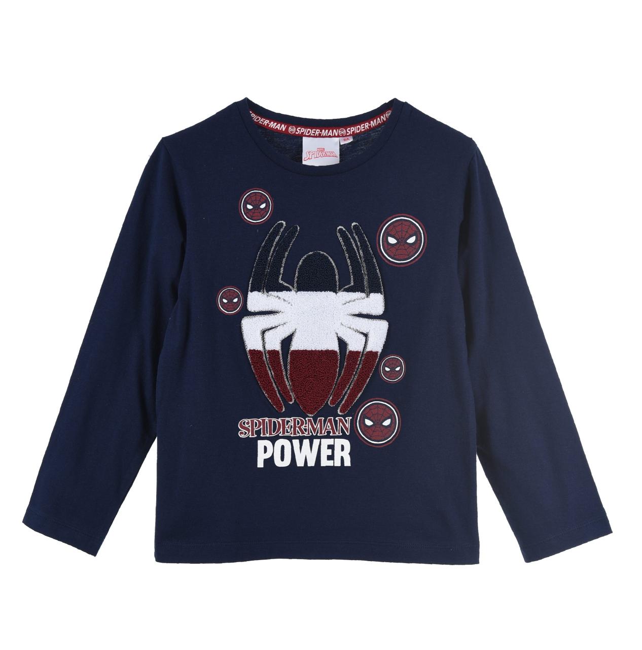 SUPER HEROES Μπλούζα αγόρι Spiderman-HU1007-NAVY