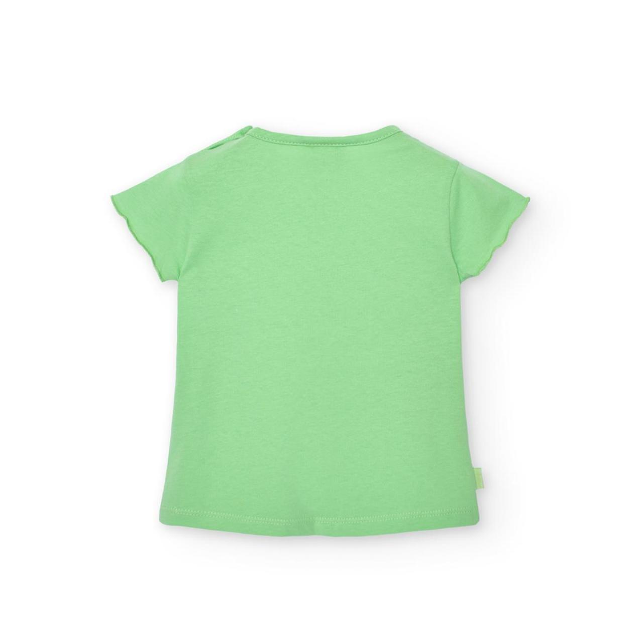 Μπλούζα μακό κορίτσι Boboli-208066-4677-Green